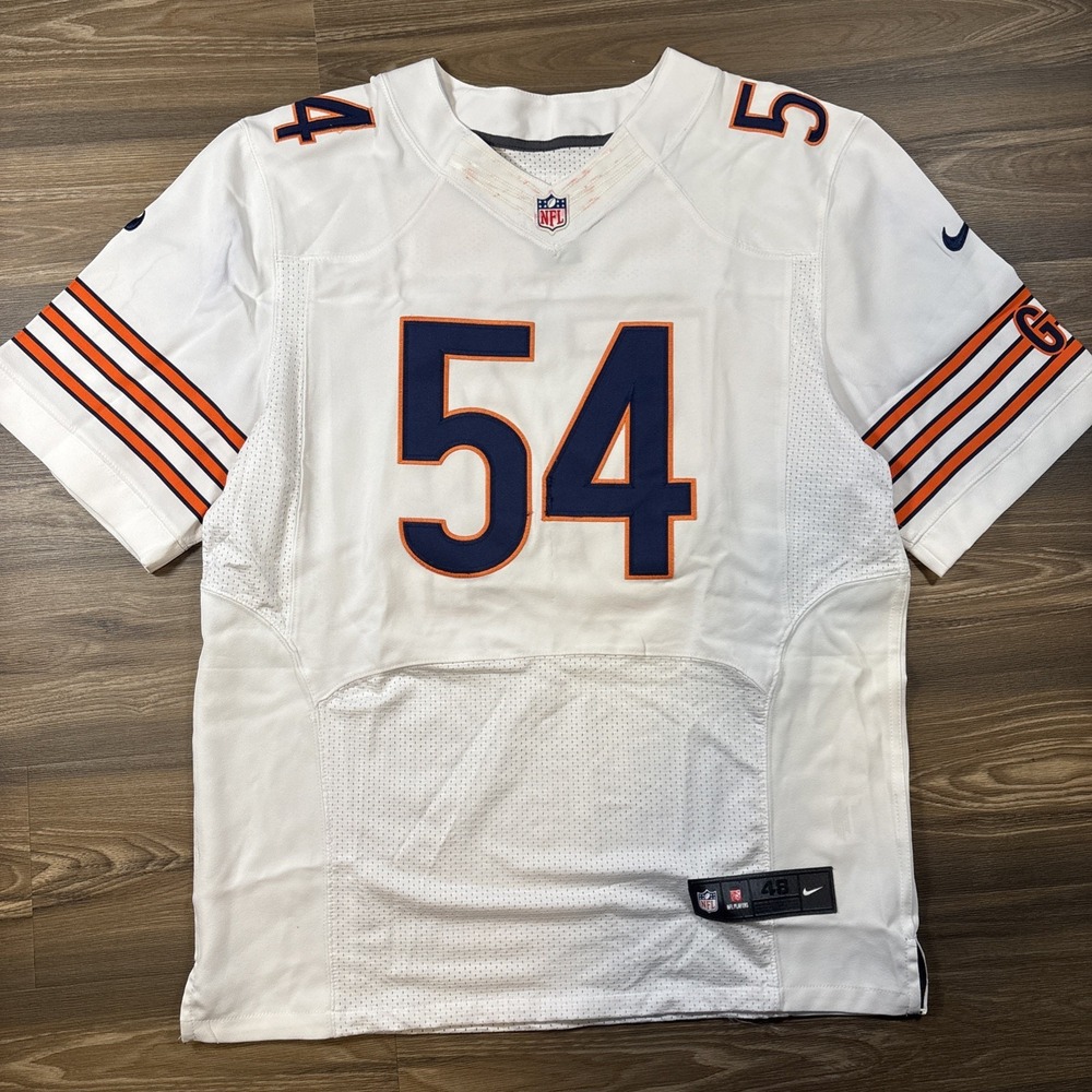 Nike Men's Engineered Brian Urlacher #54 Chicago Bears On Field Jersey Size 48